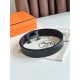 m22600 5382 鍍鈀五金搭配Togo皮带身 32mm 黑巧克力 m22600 5382 鍍鈀五金搭配Togo皮带身 32mm 黑巧克力