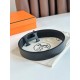 m22600 5382 鍍鈀五金搭配Togo皮带身 32mm 黑巧克力 m22600 5382 鍍鈀五金搭配Togo皮带身 32mm 黑巧克力