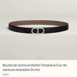 MAILLON 精品五金 搭配进口Epsom 皮 宽度24MM Hermes女款腰带以其精湛工艺高品质材料和经典设计备受推崇 是女士腰带顶级选择 简约大气 产品手感细腻 不仅是实用配饰 更能为整体造型