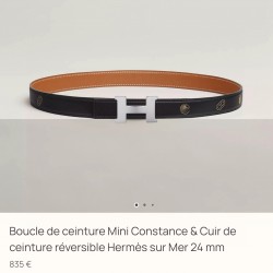 ❤️新款❤️ MINI CONSTANCE 精品五金 搭配进口epsom皮 宽度24MM Hermes女款腰带以其精湛工艺高品质材料和经典设计备受推崇 是女士腰带顶级选择 简约大气 产品手感细腻 不仅