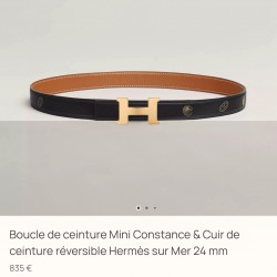 ❤️新款❤️ MINI CONSTANCE 精品五金 搭配进口epsom皮 宽度24MM Hermes女款腰带以其精湛工艺高品质材料和经典设计备受推崇 是女士腰带顶级选择 简约大气 产品手感细腻 不仅
