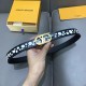 L0UIS VUITT0N 今季新品 驢家女士原單腰帶 寬度30毫米 定制經典帆布面料搭配小荔枝紋小牛皮底 全新開模新款五金 可雙面佩戴 多色可選。百搭款 a12470