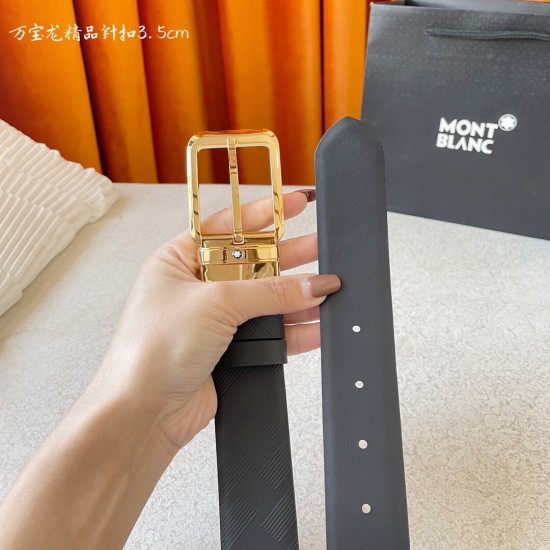 w12690【万宝龙】 Montblanc家持续其一贯的高雅、绅士、精致的风格,进口小牛皮,手感细腻柔软。纯铜精品,男士必备!宽度:3.5cm w12690【万宝龙】 Montblanc家持续其一贯的高雅、绅士、精致的风格,进口小牛皮,手感细腻柔软。纯铜精品,男士必备!宽度:3.5cm