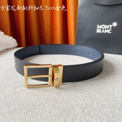 w12690  品牌：【万宝龙】 Montblanc家持续其一贯的高雅，绅士，精致的风格，进口小牛皮。手感细腻柔软。纯铜精品，男士必备！宽度：3.5cm