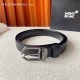 w12690【万宝龙】 Montblanc家持续其一贯的高雅、绅士、精致的风格，进口小牛皮，手感细腻柔软。纯铜精品，男士必备！宽度：3.5cm