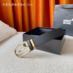 w12690  品牌：【万宝龙】 Montblanc家持续其一贯的高雅，绅士，精致的风格，进口小牛皮。手感细腻柔软。纯铜精品，男士必备！宽度：3.5cm