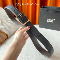 w12690  品牌：【万宝龙】 Montblanc家持续其一贯的高雅，绅士，精致的风格，进口小牛皮。手感细腻柔软。纯铜精品，男士必备！宽度：3.5cm