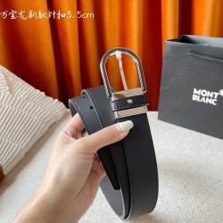 w12690  品牌：【万宝龙】 Montblanc家持续其一贯的高雅，绅士，精致的风格，进口小牛皮。手感细腻柔软。纯铜精品，男士必备！宽度：3.5cm