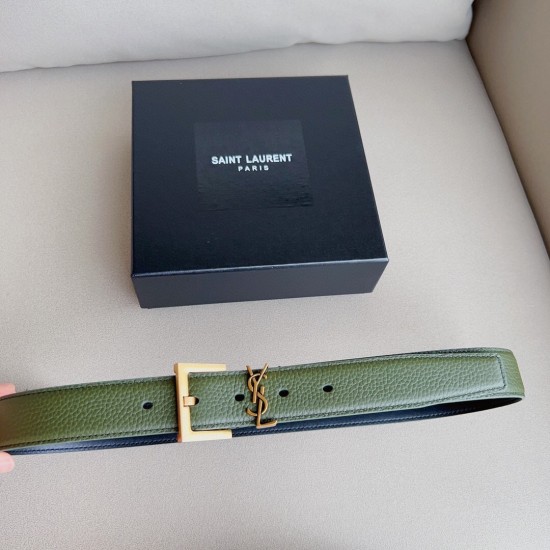 s12490 SalnT.LAuRENT.PARIS.框架扣腰带. 镌刻圣罗兰 PARIS标志。 复古铜金色金属配件 可调节搭扣开合设计,简单百搭!3.0mm精品。 s12490 SalnT.LAuRENT.PARIS.框架扣腰带. 镌刻圣罗兰 PARIS标志。 复古铜金色金属配件 可调节搭扣开合设计,简单百搭!3.0mm精品。