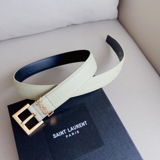 s12490 SalnT.LAuRENT.PARIS.框架扣腰带. 镌刻圣罗兰 PARIS标志。 复古铜金色金属配件 可调节搭扣开合设计,简单百搭!3.0mm精品。 s12490 SalnT.LAuRENT.PARIS.框架扣腰带. 镌刻圣罗兰 PARIS标志。 复古铜金色金属配件 可调节搭扣开合设计,简单百搭!3.0mm精品。