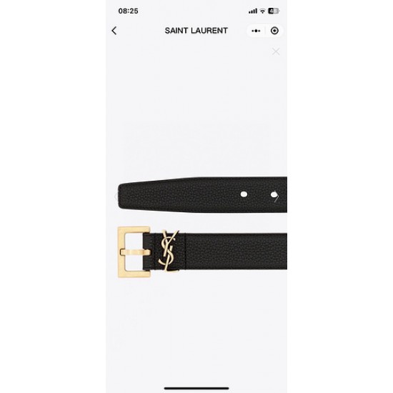 s12490 SalnT.LAuRENT.PARIS.框架扣腰带. 镌刻圣罗兰 PARIS标志。 复古铜金色金属配件 可调节搭扣开合设计,简单百搭!3.0mm精品。 s12490 SalnT.LAuRENT.PARIS.框架扣腰带. 镌刻圣罗兰 PARIS标志。 复古铜金色金属配件 可调节搭扣开合设计,简单百搭!3.0mm精品。