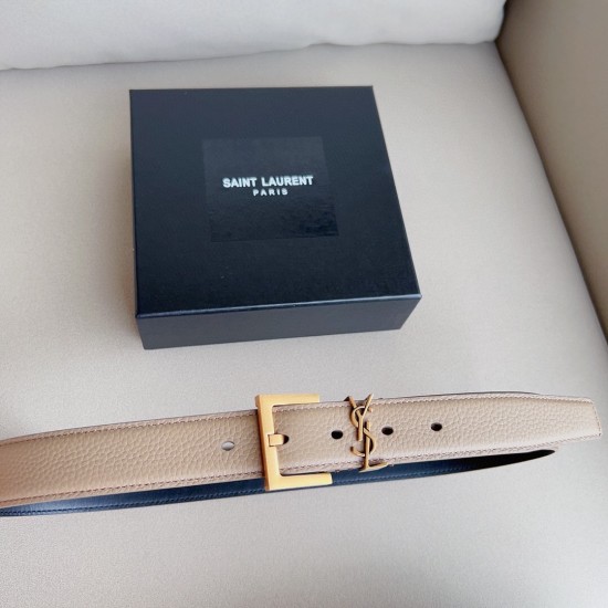 s12490 SalnT.LAuRENT.PARIS.框架扣腰带. 镌刻圣罗兰 PARIS标志。 复古铜金色金属配件 可调节搭扣开合设计,简单百搭!3.0mm精品。 s12490 SalnT.LAuRENT.PARIS.框架扣腰带. 镌刻圣罗兰 PARIS标志。 复古铜金色金属配件 可调节搭扣开合设计,简单百搭!3.0mm精品。