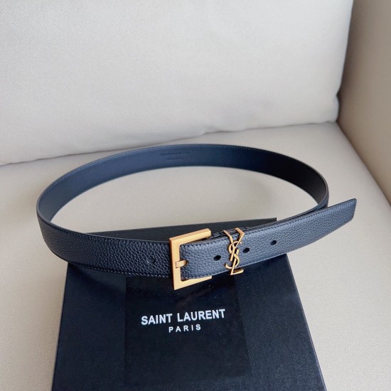 s12490 SalnT.LAuRENT.PARIS.框架扣腰带. 镌刻圣罗兰 PARIS标志。 复古铜金色金属配件 可调节搭扣开合设计,简单百搭!3.0mm精品。 s12490 SalnT.LAuRENT.PARIS.框架扣腰带. 镌刻圣罗兰 PARIS标志。 复古铜金色金属配件 可调节搭扣开合设计,简单百搭!3.0mm精品。