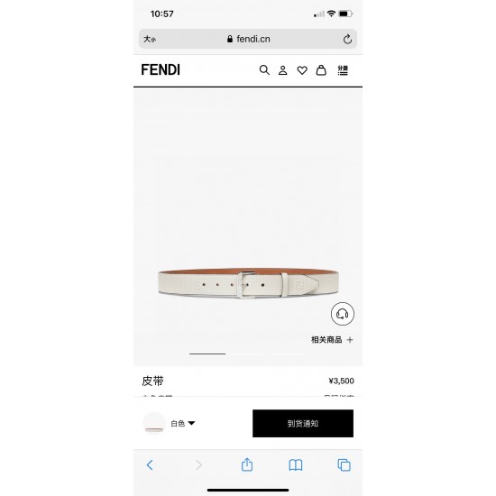 Fendi Belts