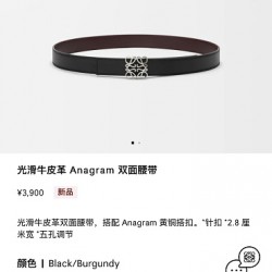 Loewe Women's Belts