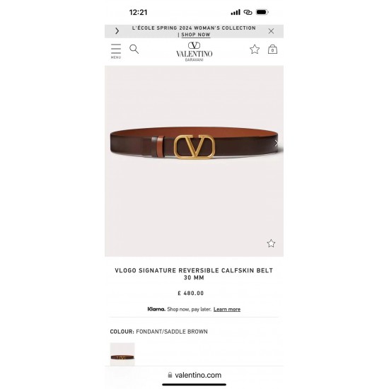 Valentino Belts