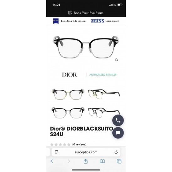 Dior Glasses