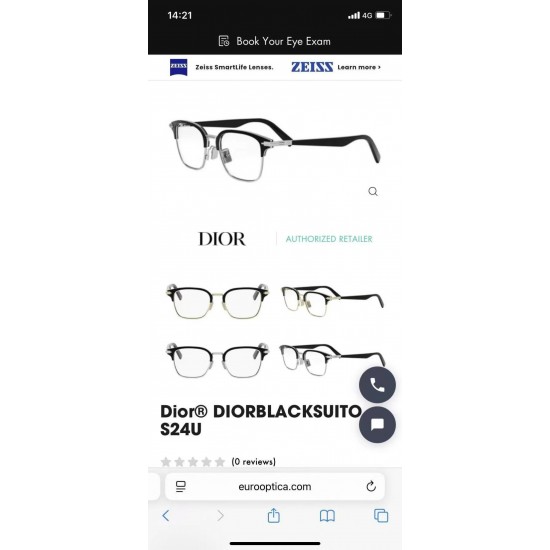 Dior Glasses