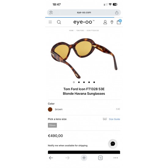 Tom Ford Glasses
