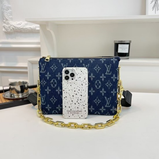 High-Quality LV Bags and Wallets, $30–$50