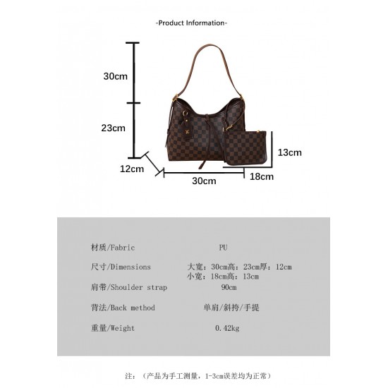 High-Quality LV Bags and Wallets, $30–$50