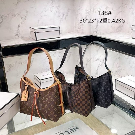 High-Quality LV Bags and Wallets, $30–$50