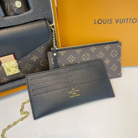 High-Quality LV Bags and Wallets, $30–$50