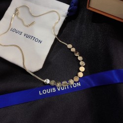 LV Jewelry Necklace: $20–$25 with box; $17–$22 without box