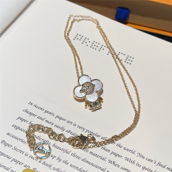 LV Jewelry Necklace: $20–$25 with box; $17–$22 without box