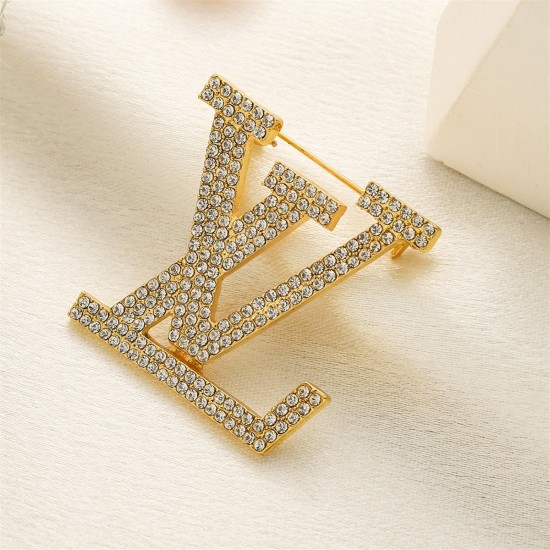 LV Jewelry Brooch: $15 with box; $12 without box