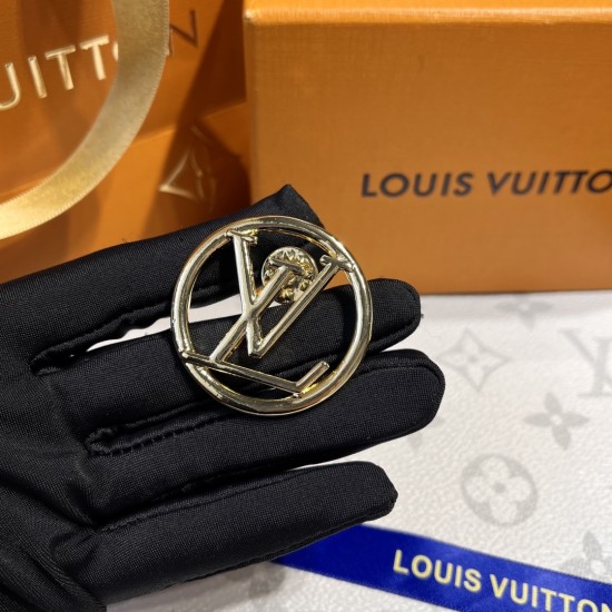 LV Jewelry Brooch: $15 with box; $12 without box