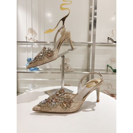 Rᴇɴᴇ Cᴀᴏᴠɪʟʟᴀ Heels Top Quality 
Women 35-41