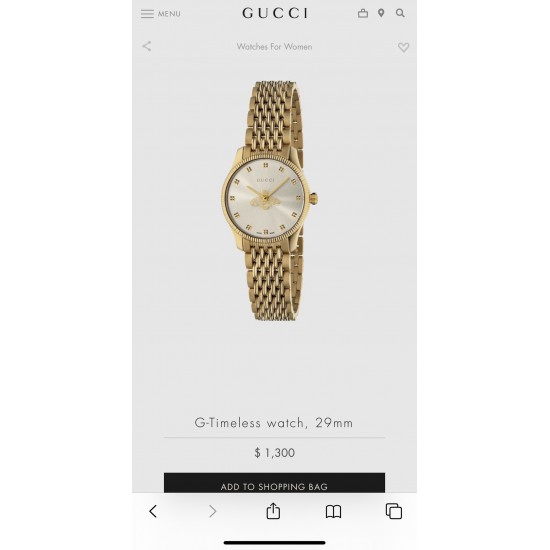 Gucci Watch Top Quality