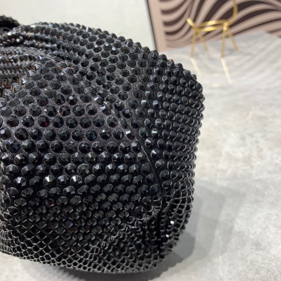 Matching box, Jodie mini knotted diamond bag - 7 colors shipped!
Bling bling~~'s sweet and spicy, thumping 