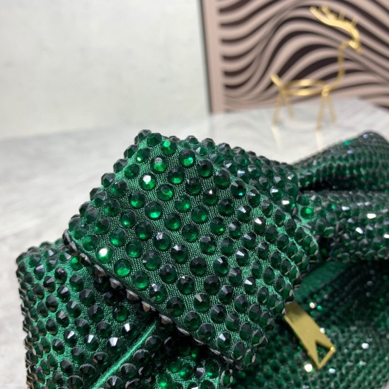 Matching box, Jodie mini knotted diamond bag - 7 colors shipped!
Bling bling~~'s sweet and spicy, thumping 