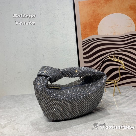 Matching box, Jodie mini knotted diamond bag - 7 colors shipped!
Bling bling~~'s sweet and spicy, thumping 