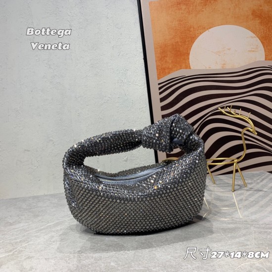 Matching box, Jodie mini knotted diamond bag - 7 colors shipped!
Bling bling~~'s sweet and spicy, thumping 