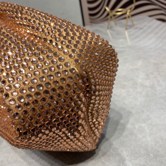 Matching box, Jodie mini knotted diamond bag - 7 colors shipped!
Bling bling~~'s sweet and spicy, thumping 