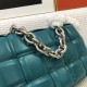 2020 fall and winter newest single product padded cassette chain pillow bag sunny orange 