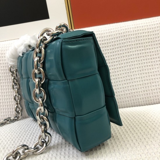 2020 fall and winter newest single product padded cassette chain pillow bag sunny orange 