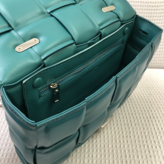 2020 fall and winter newest single product padded cassette chain pillow bag sunny orange 