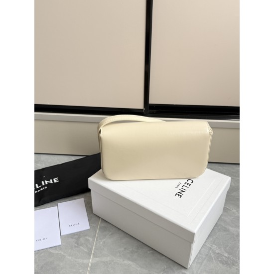 360 Triumph underarm bag milkshake white classic style versatile king hardware using the pair of zp real thick gold plating technology head layer calfskin shaping while maintaining the feel with the picture package size 2051154cm