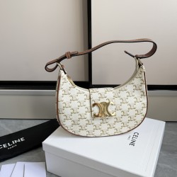 360 AVA moon bag white flower head layer cowhide lining anti-brushed cowhide hardware using the pair of zp real thick gold plating technology crescent moon bag type with triumphal arch large gold buckle embellishment simple versatile senior sense of pull 