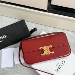 360 Triumph armpit bag red classic style versatile king hardware using pairs of zp real thick gold plating technology head layer calf leather shaping while maintaining the feel with the picture package size 2051154cm