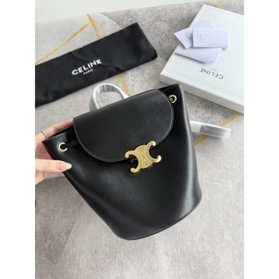 420 Arc de Triomphe backpack black stars interpretation of the new BONNIE small shoulders backpack charm super small and cute body exquisite and practical iconic for the Arc de Triomphe logo add a sense of high class bag with a full set of packaging size 