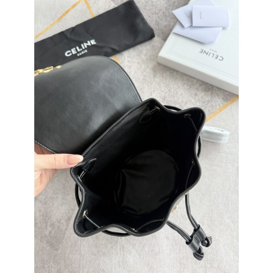 420 Arc de Triomphe backpack black stars interpretation of the new BONNIE small shoulders backpack charm super small and cute body exquisite and practical iconic for the Arc de Triomphe logo add a sense of high class bag with a full set of packaging size 