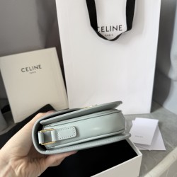 380 Real Gold Arc de Triomphe Saddle Bag Ice Blue Hardware using real thick gold plating technology head layer cowhide Details on zp development super cost-effective version with box packaging Size 185166cm