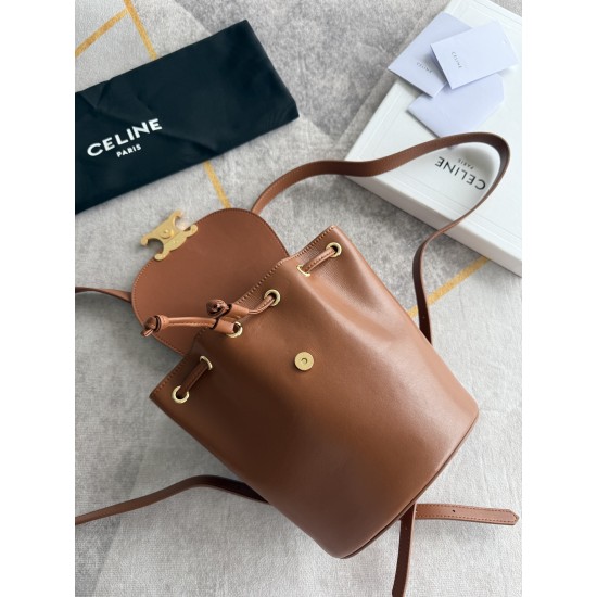 420 Arc de Triomphe backpack brown stars interpretation of the new BONNIE small shoulders backpack charm super small and cute body exquisite and practical iconic for the Arc de Triomphe logo add a sense of high class bag with a full set of packaging size 