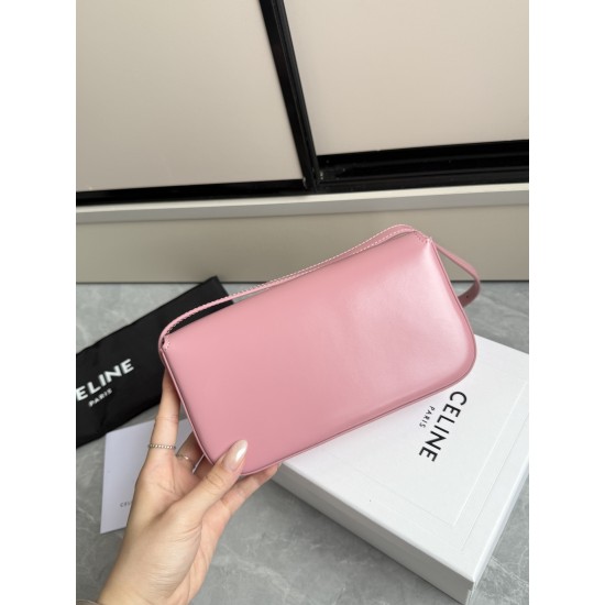 360 Triumph Armpit Bag Pink Classic Style Versatile King Hardware using the pair of zp real thick gold plating technology head layer calf leather shaping while maintaining the feel with the picture package size 2051154cm