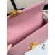 360 Triumph Armpit Bag Pink Classic Style Versatile King Hardware using the pair of zp real thick gold plating technology head layer calf leather shaping while maintaining the feel with the picture package size 2051154cm